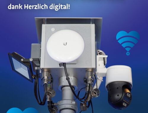 Sicheres Netz für Einsatzkräfte auf der Oktober-Kerwe dank Herzlich digital